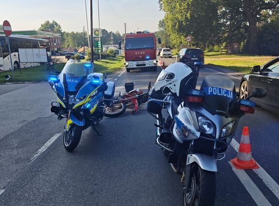 16-latek bez prawa jazdy prowadził niezarejestrowany motocykl. Pościg w Zatorze