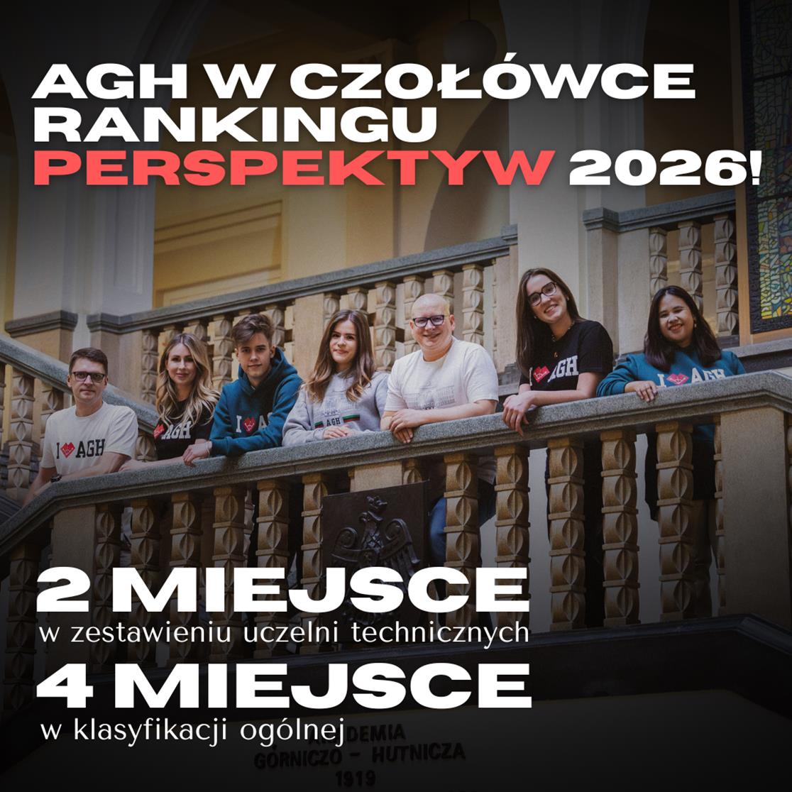 AGH na 4. miejscu w Polsce. Siedem kierunków najlepszych w kraju