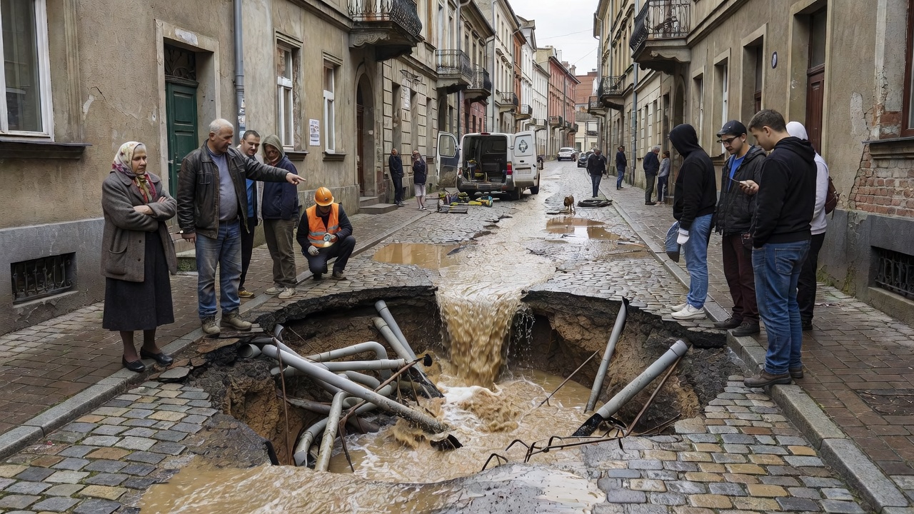 Awaria wodociągu w Bochni. Część miasta bez wody