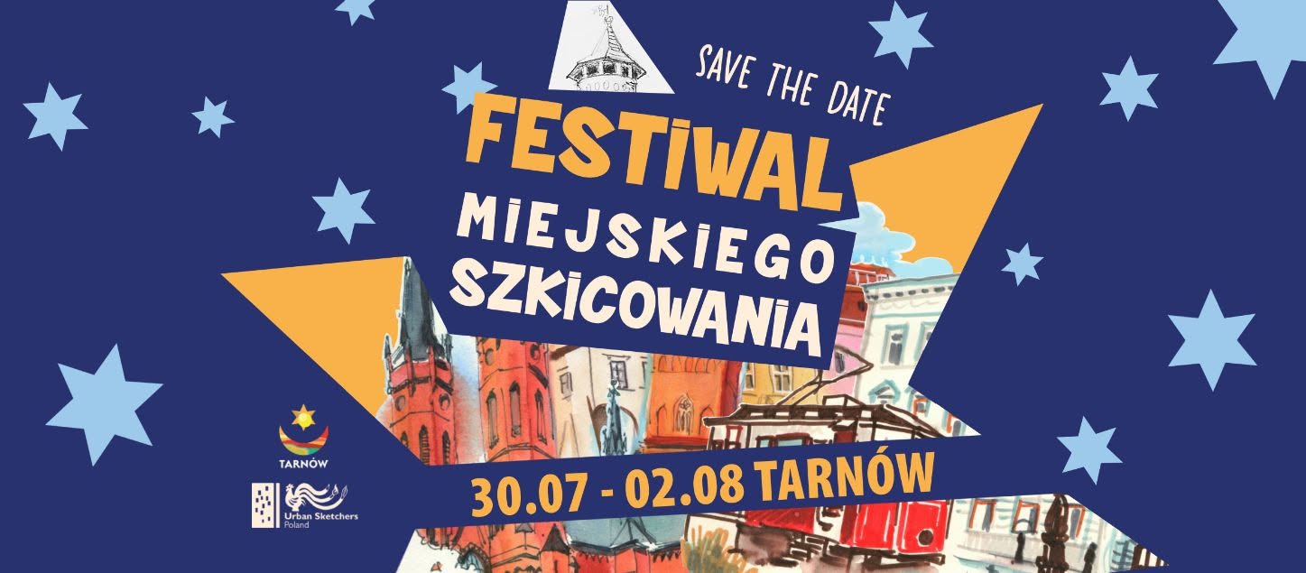 Festiwal Miejskiego Szkicowania w Tarnowie - rysują wszyscy chętni