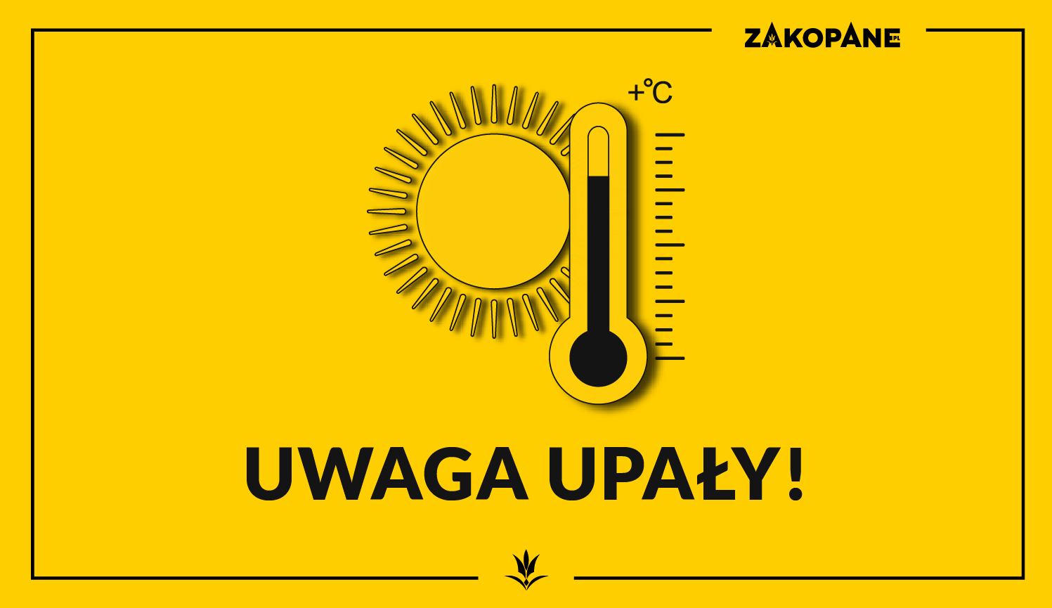 Jak bezpiecznie przetrwać fale upałów? Poradnik Starostwa w Zakopanem