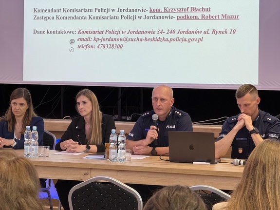 Jordanów podsumował działania przeciw przemocy domowej