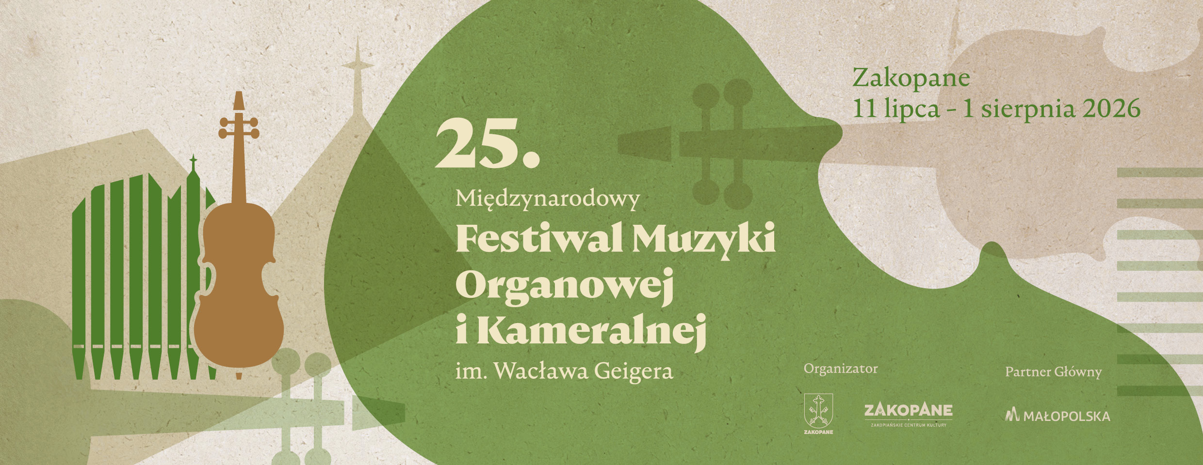 Międzynarodowy Festiwal Muzyki Organowej w Zakopanem 2026. Jubileuszowa 25. edycja