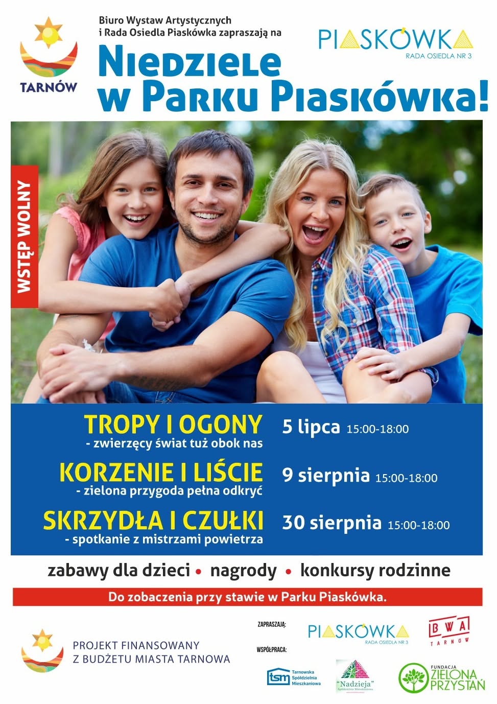 Niedziele w Parku Piaskówka. Zabawy, gry i zajęcia dla rodzin