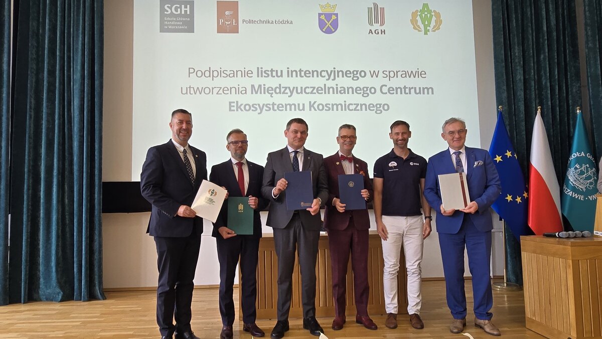 Pięć uczelni podpisało list intencyjny. Powstaje Centrum Ekosystemu Kosmicznego