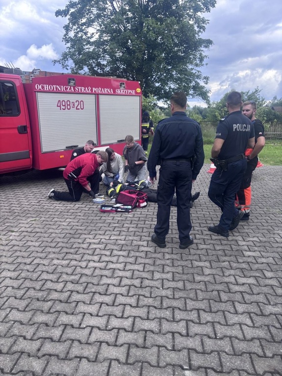 Policja z Nowego Targu na zawodach pierwszej pomocy w Skrzypnem