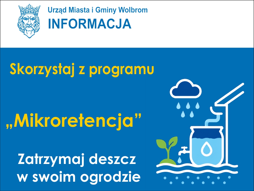 Program "Mikroretencja" w Wolbromie. Dofinansowanie do 8000 zł na zbieranie deszczówki
