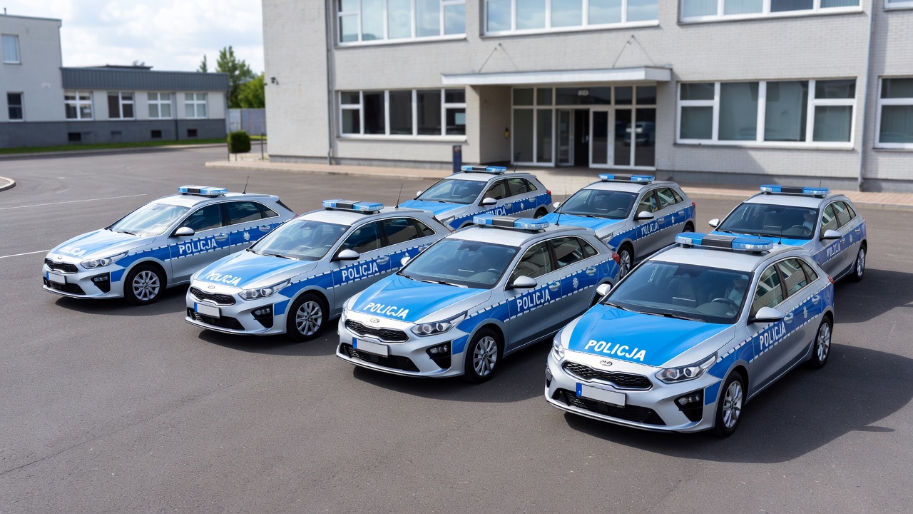 Siedem nowych radiowozów dla bocheńskiej Policji