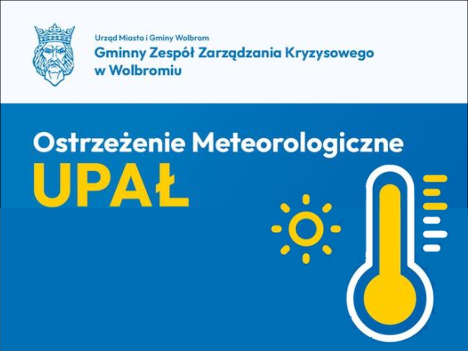 Upały w Małopolsce. GZPK ostrzega przed wysokimi temperaturami