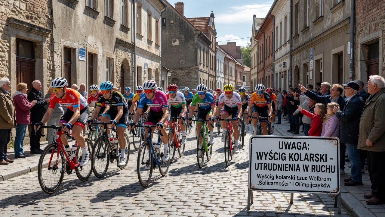 Wyścig kolarski "Solidarności" i Olimpijczyków przejdzie przez Wolbrom. Czekają utrudnienia w ruchu