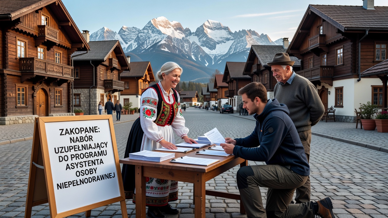 Zakopane: nabór uzupełniający do programu asystenta osoby niepełnosprawnej