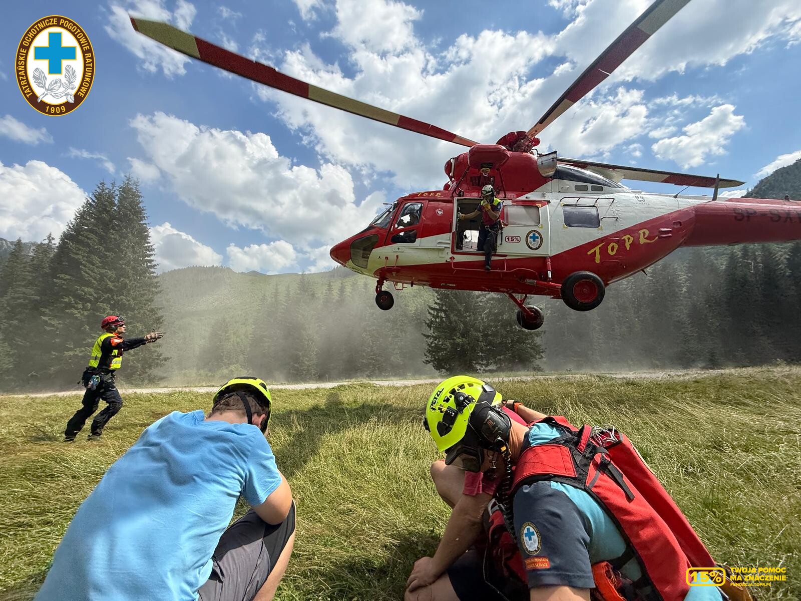 50 osób w tydzień, jeden zgon. Intensywny tydzień ratowników TOPR w Tatrach