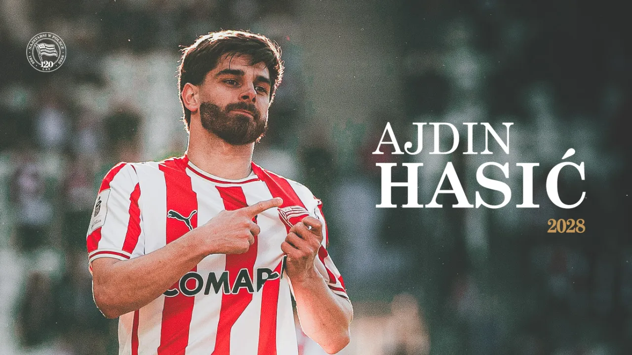 Ajdin Hasić przedłużył kontrakt z Cracovią do 2028 roku