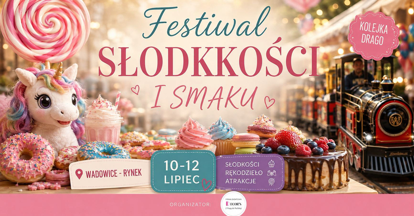 Bajkowy Festiwal Słodkości i Smaku zawita na wadowicki rynek