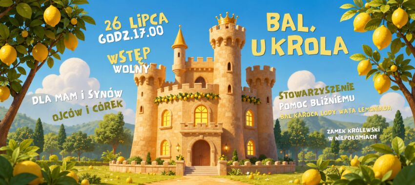 Bal u Króla na dziedzińcu Zamku Królewskiego w Niepołomicach