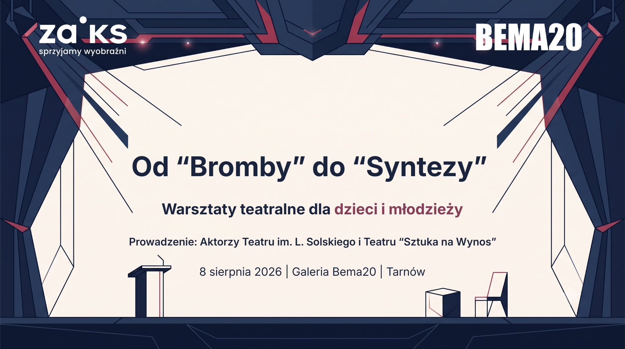 Bezpłatne warsztaty teatralne dla dzieci w Tarnowie. Inspiracją „Bromba" i science-fiction