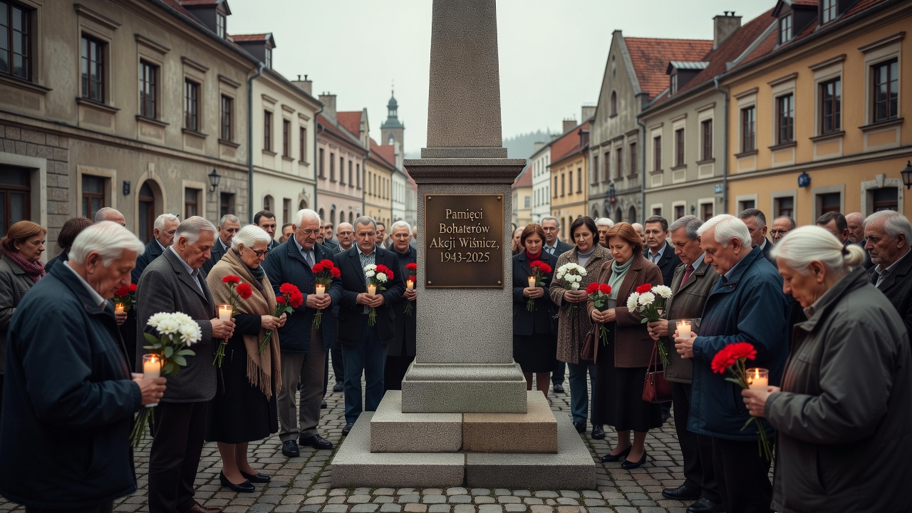Bochnią upamiętniono 82. rocznicę Akcji Wiśnicz
