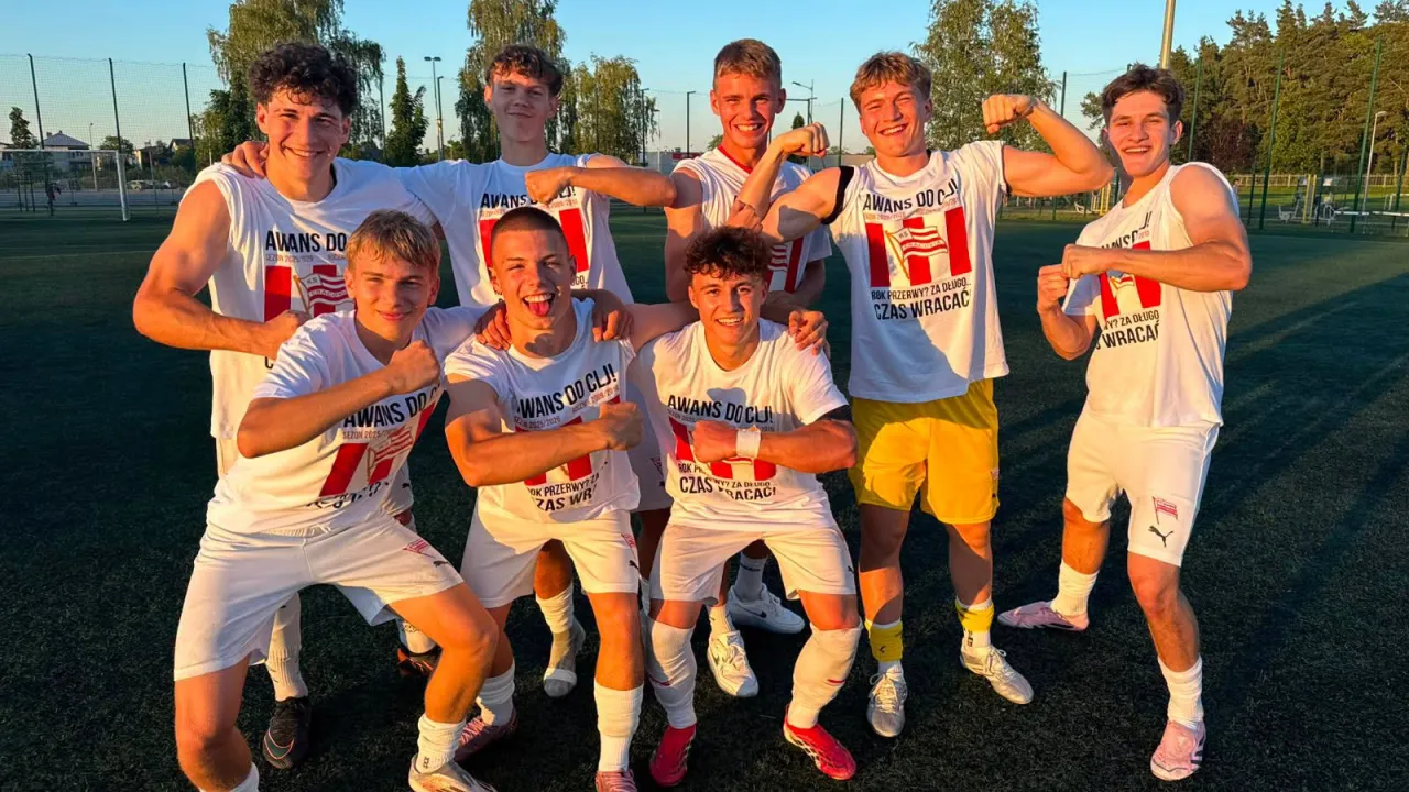Cracovia U-17 mistrzem Małopolski i awansuje do Centralnej Ligi Juniorów