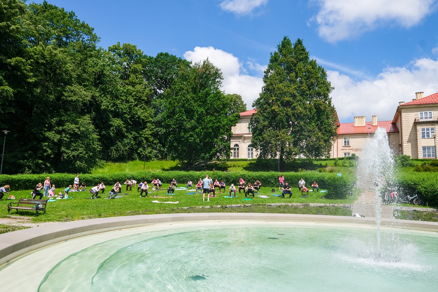 Darmowe zajęcia fitness w Parku Sanguszków w Tarnowie