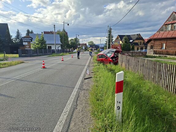 Dziecko zginęło w wypadku na drodze krajowej 49 w Białce Tatrzańskiej