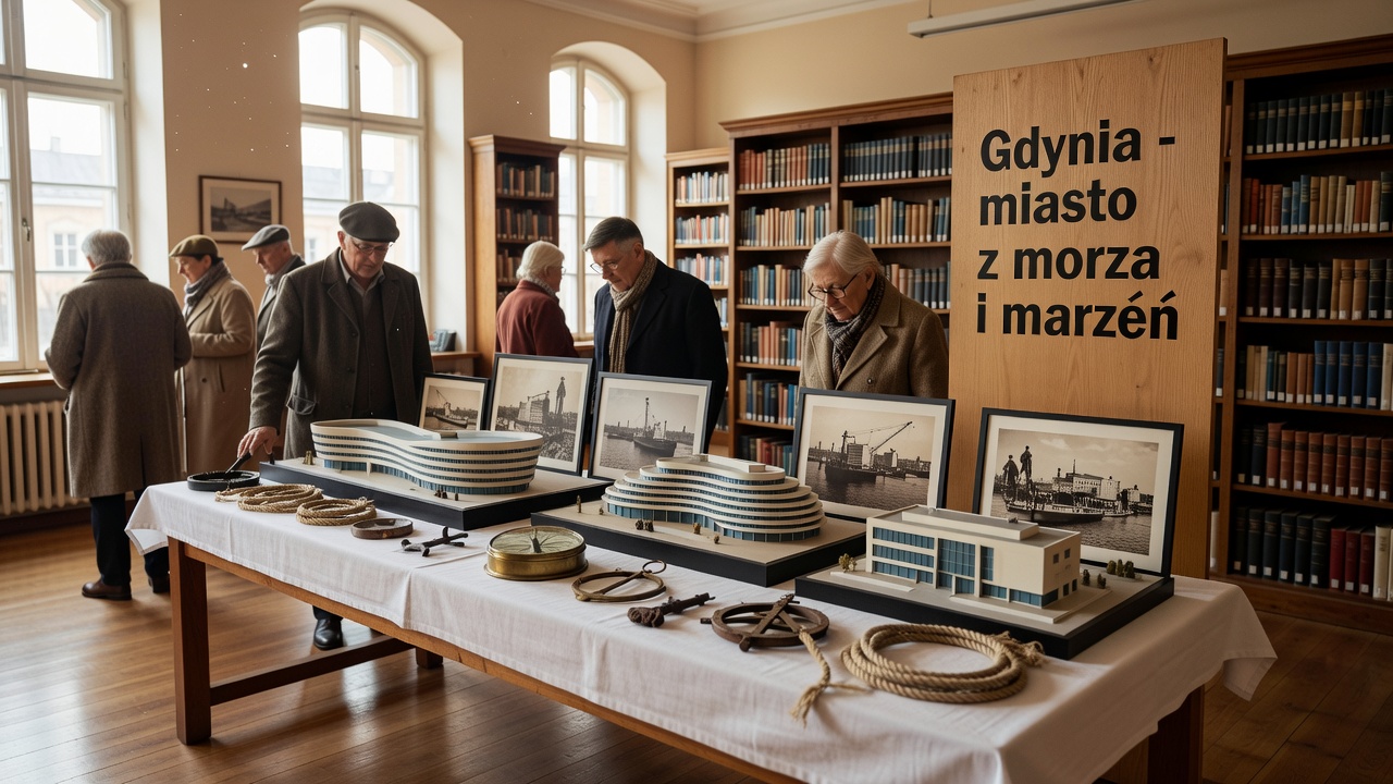 Gdynia - miasto z morza i marzeń. Nowa wystawa w bibliotece