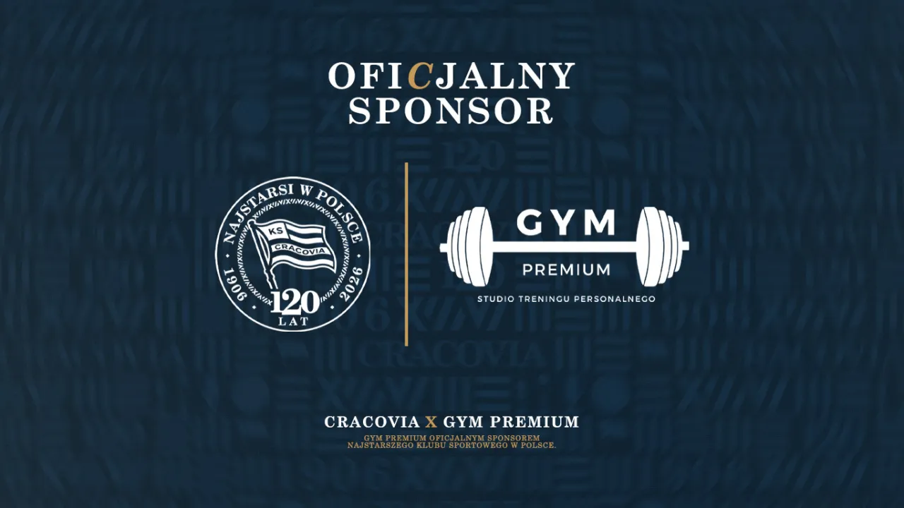 GYM-PREMIUM oficjalnym sponsorem Cracovii na trzy sezony