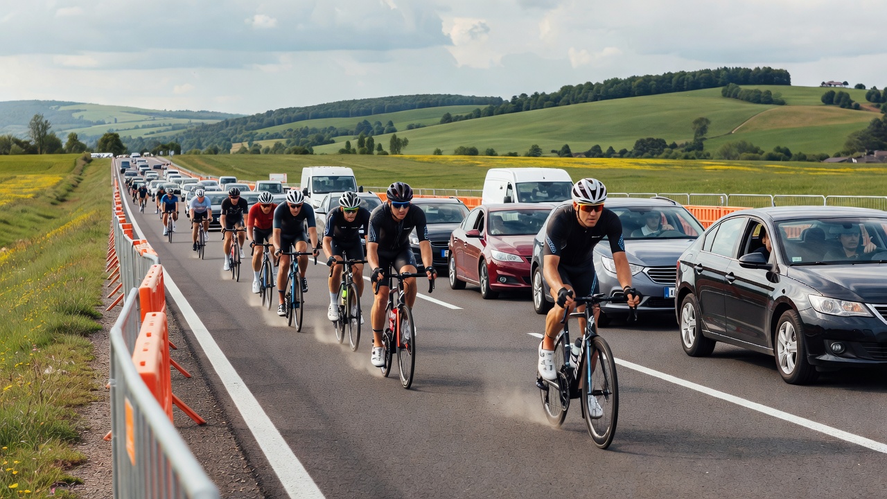 IRONMAN 70.3 Kraków. Utrudnienia w ruchu na drodze krajowej nr 94 w powiecie wielickim