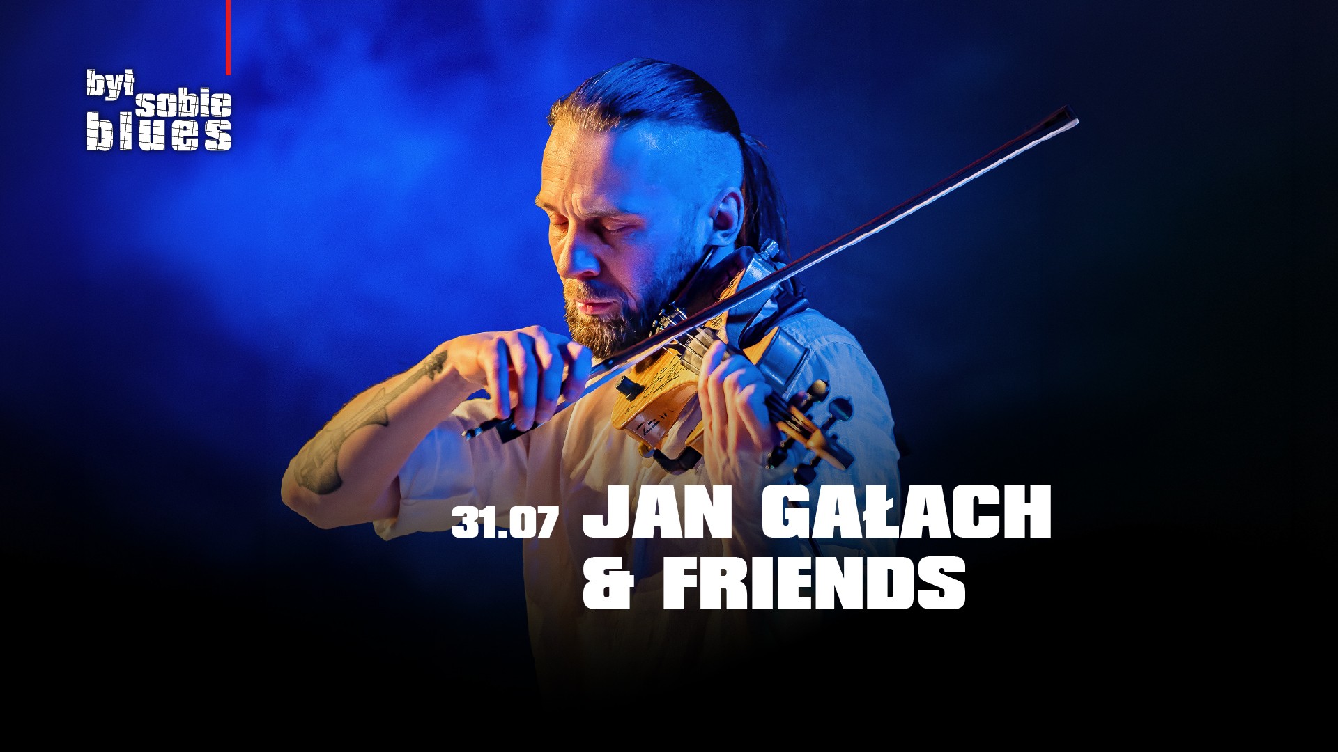 Jan Gałach & Friends zagrają w Tarnowie. Skrzypek blues-rockowy przyjedzie ze swoją formacją
