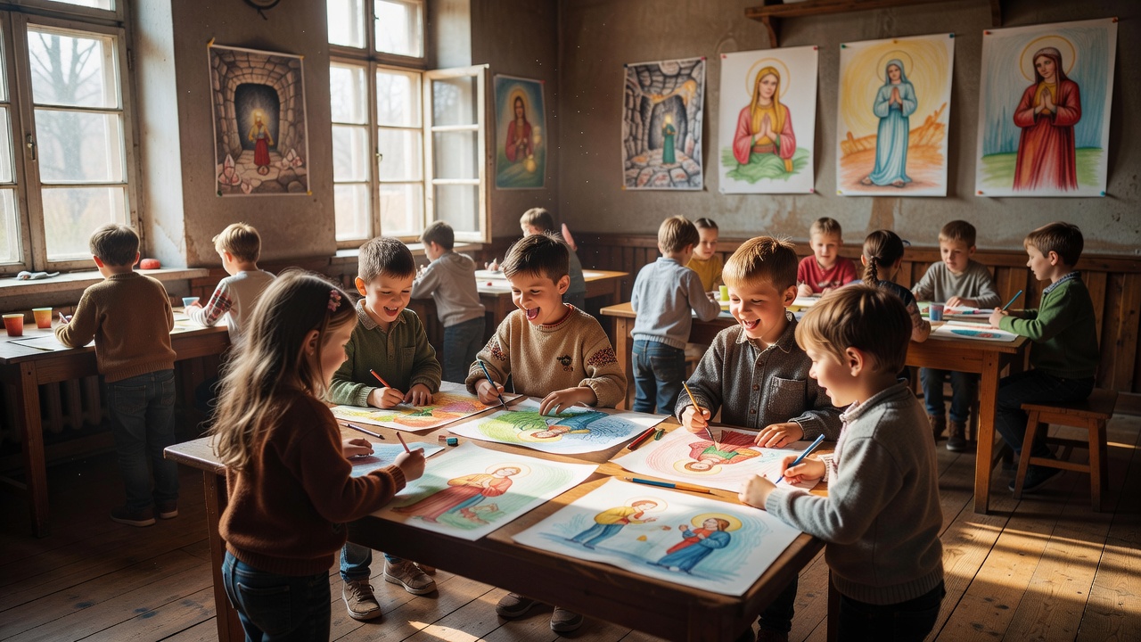 Konkurs plastyczny o Wieliczce i Świętej Kindze dla dzieci