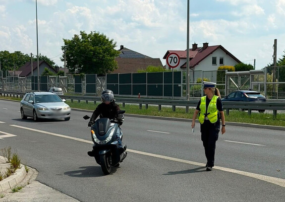 Krakowska policja skontrolowała 517 motocyklistów. Akcja „Bezpieczny motocyklista"