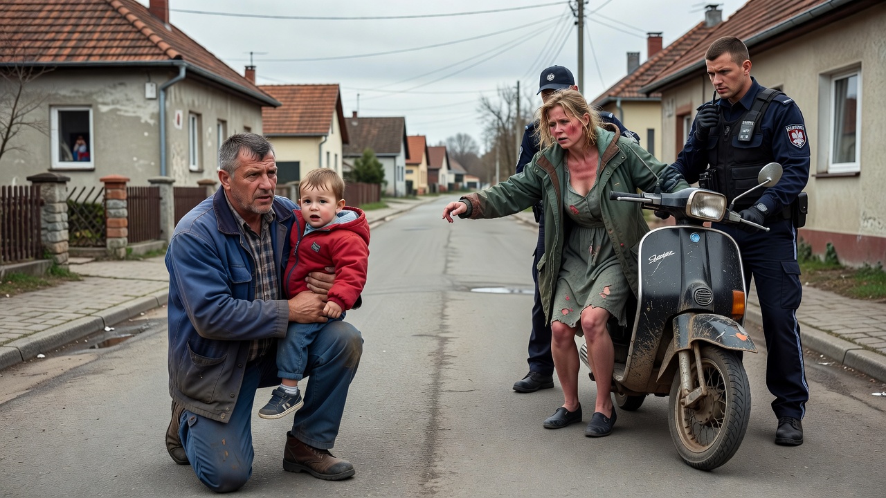 Mieszkaniec Jawiszowic uratował dziecko. Zatrzymano pijaną kobietę ze skuterem