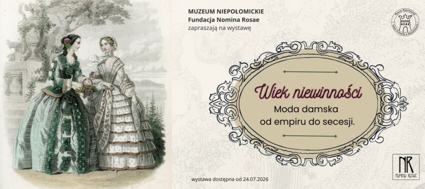 Moda XIX wieku w Muzeum Niepołomickim. Nowa wystawa o elegancji i sztyku