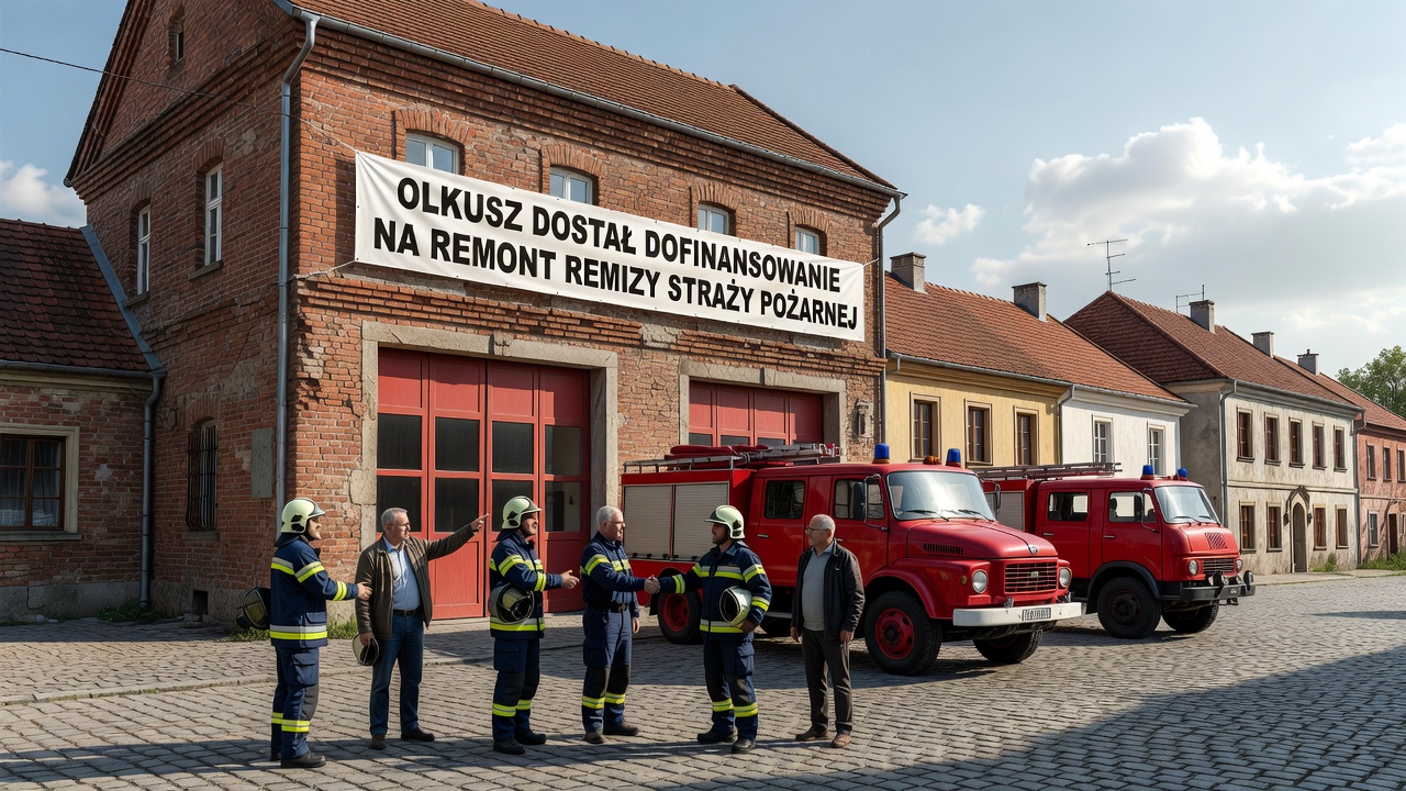 Olkusz dostał dofinansowanie na remont remizy straży pożarnej