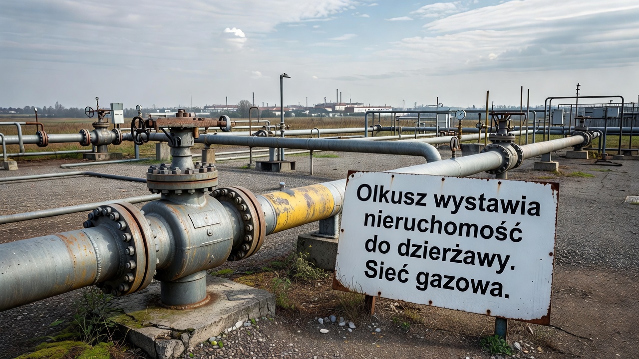 Olkusz wystawia nieruchomość do dzierżawy. Chodzi o sieć gazową
