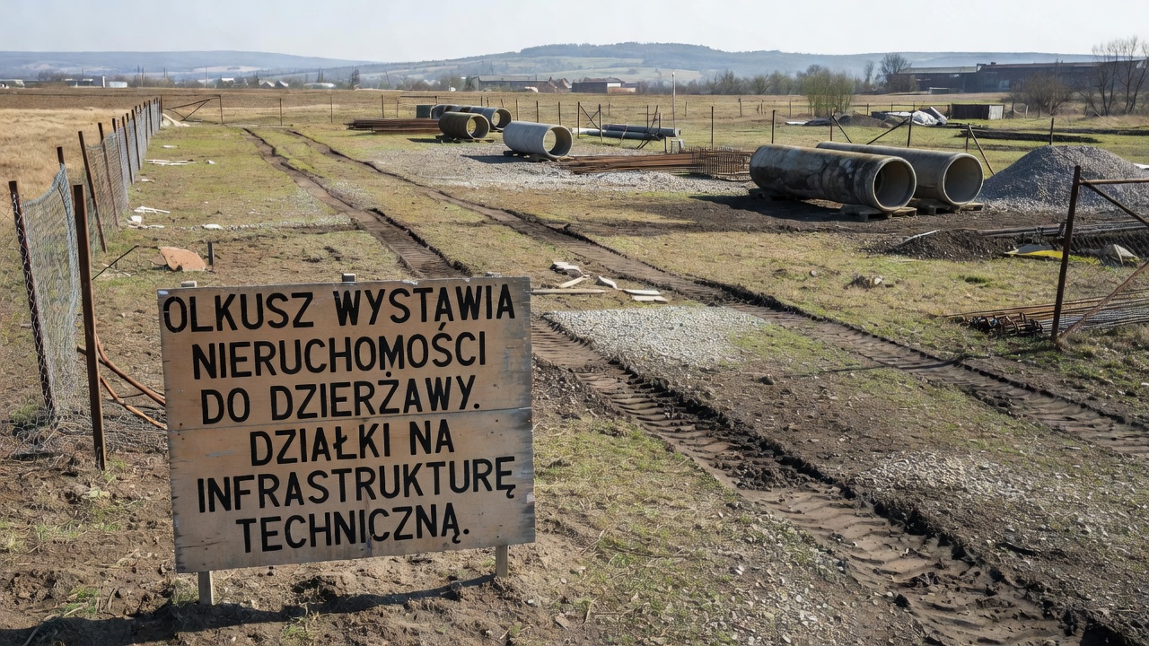 Olkusz wystawia nieruchomości do dzierżawy. Działki na infrastrukturę techniczną