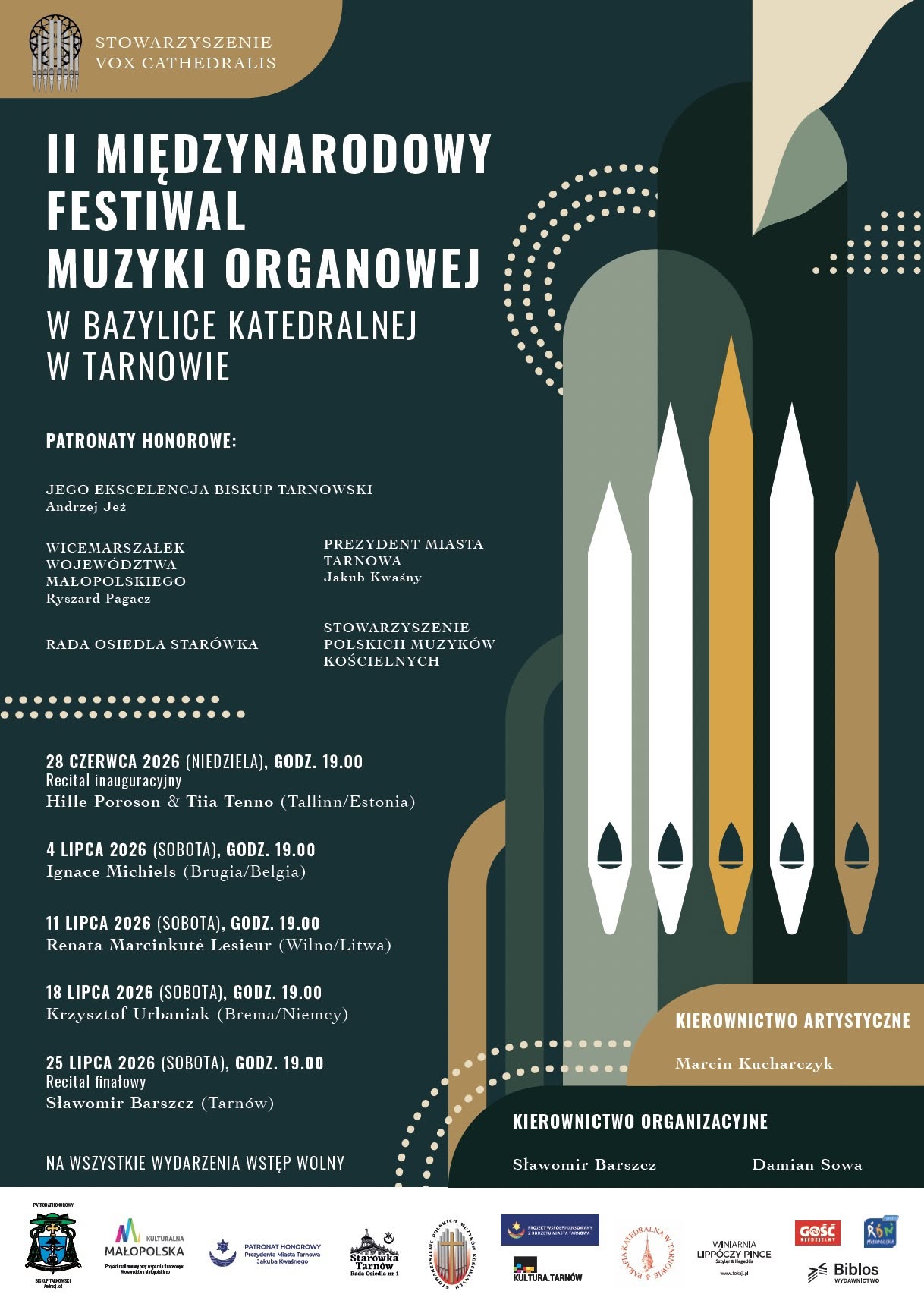 Ostatni koncert II Międzynarodowego Festiwalu Muzyki Organowej w Tarnowie