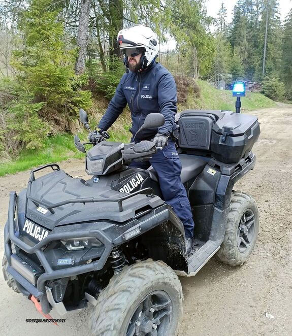 Policja bierze się za quadowców. Mandaty za niszczenie terenu i brak ubezpieczenia