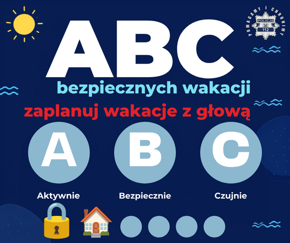 Policja radzi: jak bezpiecznie zaplanować wakacje