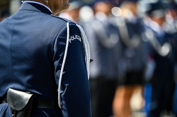 Powiatowe obchody Święta Policji w Libiążu. Awanse i odznaczenia dla mundurowych