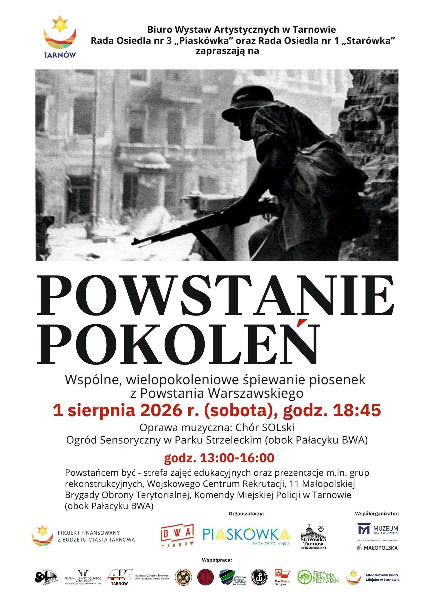 "Powstanie Pokoleń" w Tarnowie. Śpiewanie i edukacja dla całych rodzin