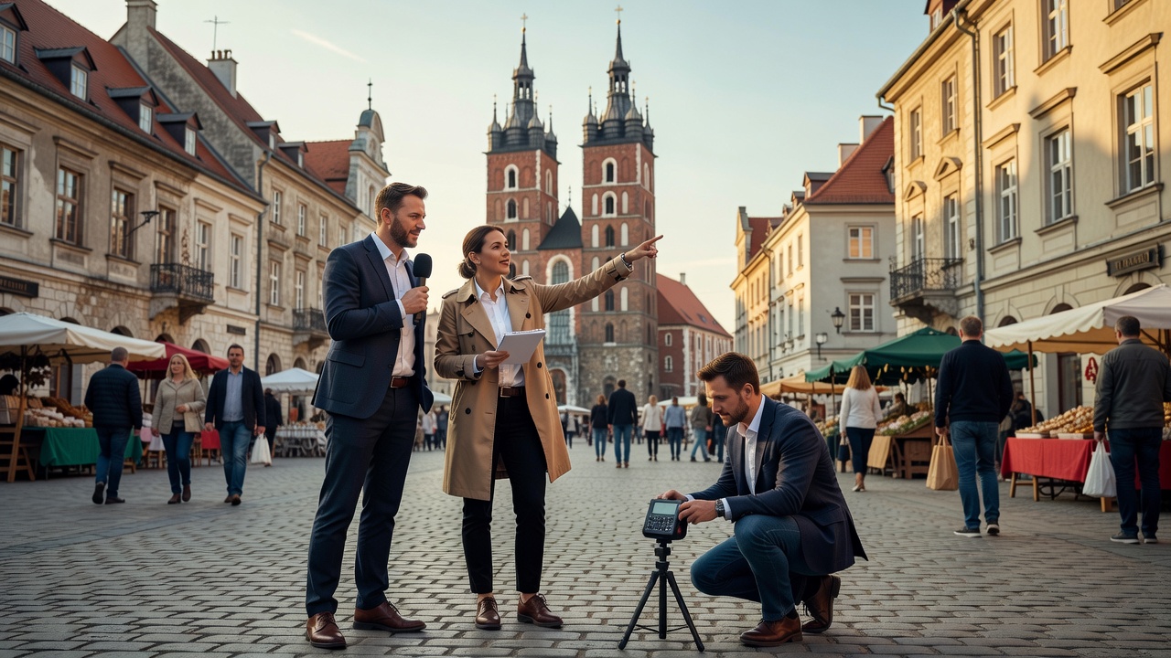 Radio Kraków promuje Bochnię. Dziennikarze na żywo odkrywają miasto