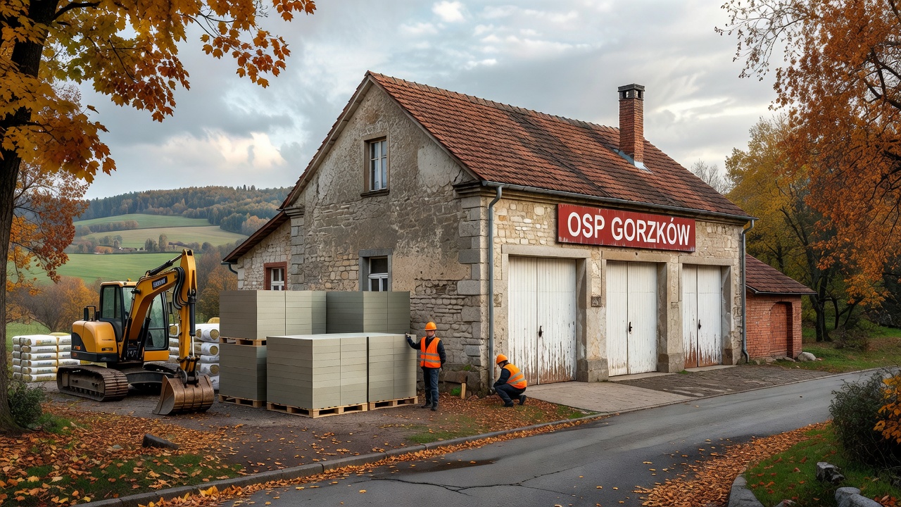Remizia OSP w Gorzkowie przejdzie termomodernizację
