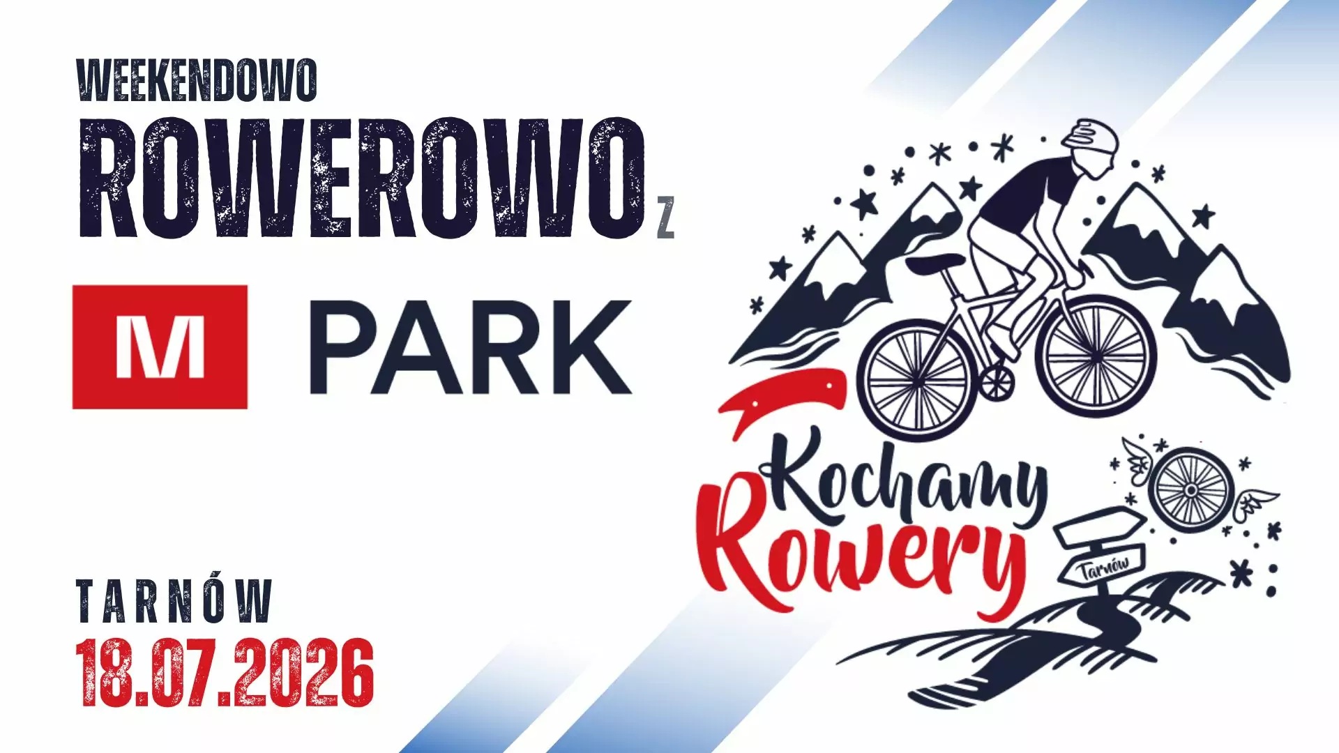 Rodzinny rajd rowerowy przy M Park. Trasa 21 km na płaskim terenie