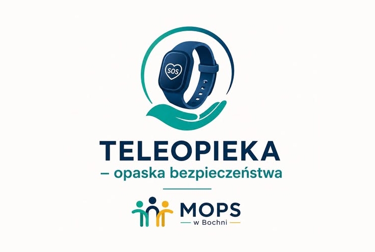 Teleopieka dla bochnian seniorów. Opaska z detektorem upadku i połączeniem z ratownikiem