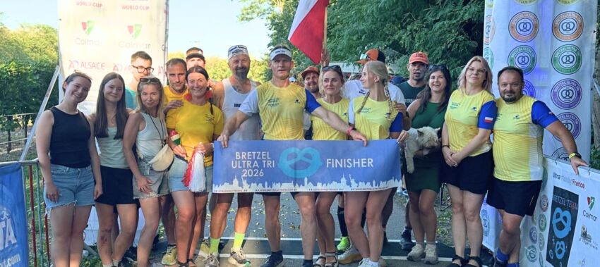 Ultratriathlonista z Niepołomić pokonał sześciokrotny dystans we Francji