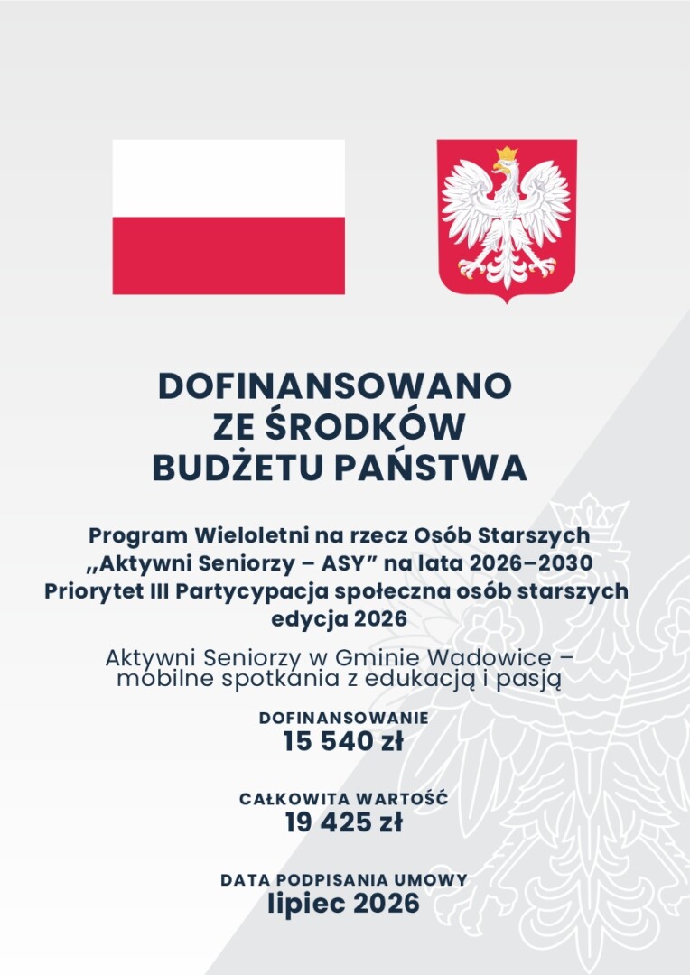 Wadowice aktywizuje seniorów. Spotkania i przejazdy kolejką
