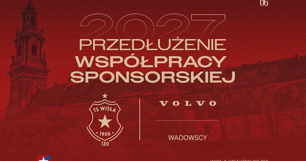 Wisła Kraków i Wadowscy Volvo razem od 15 lat. Są atrakcje dla kibiców