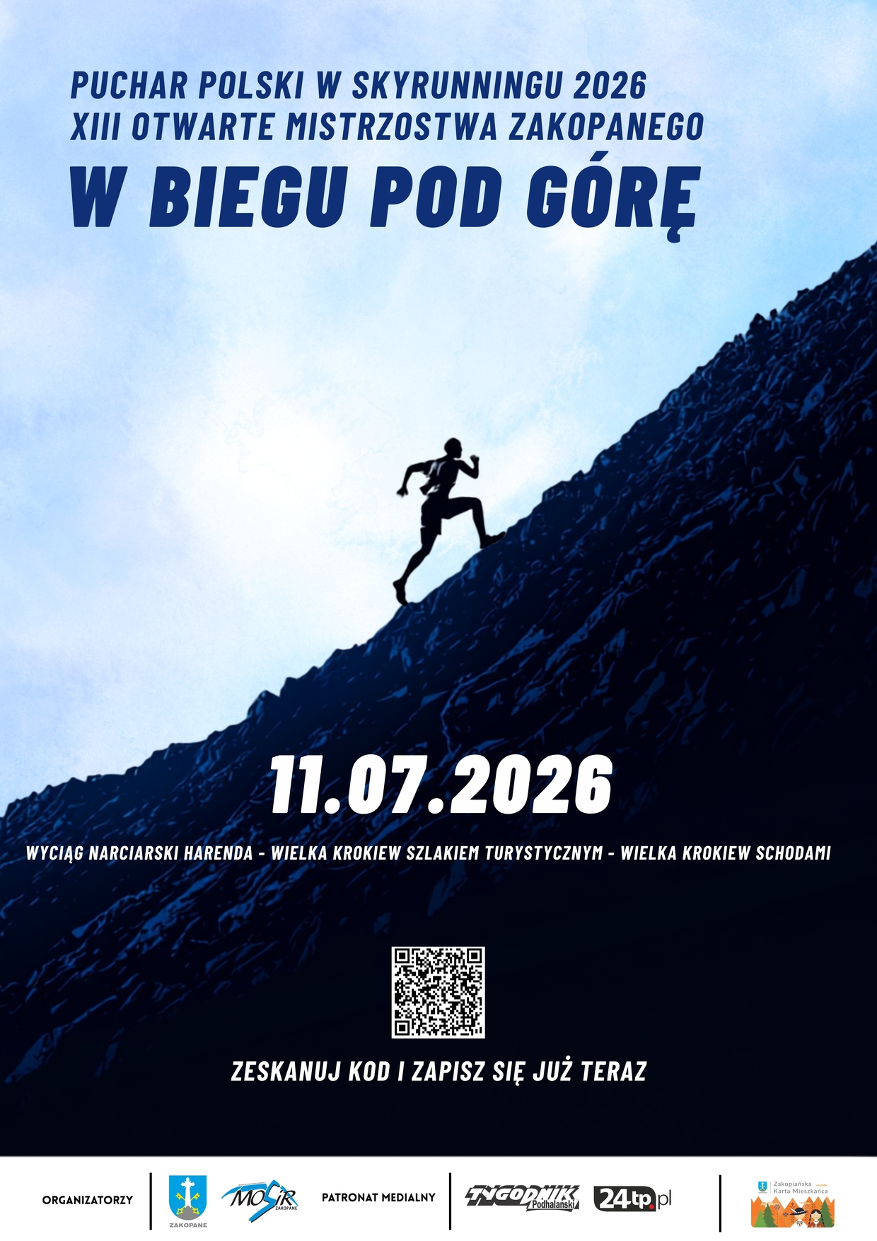 XIII Mistrzostwa Zakopanego w Biegu Pod Górę. Skyrunning na naj wyższym poziomie