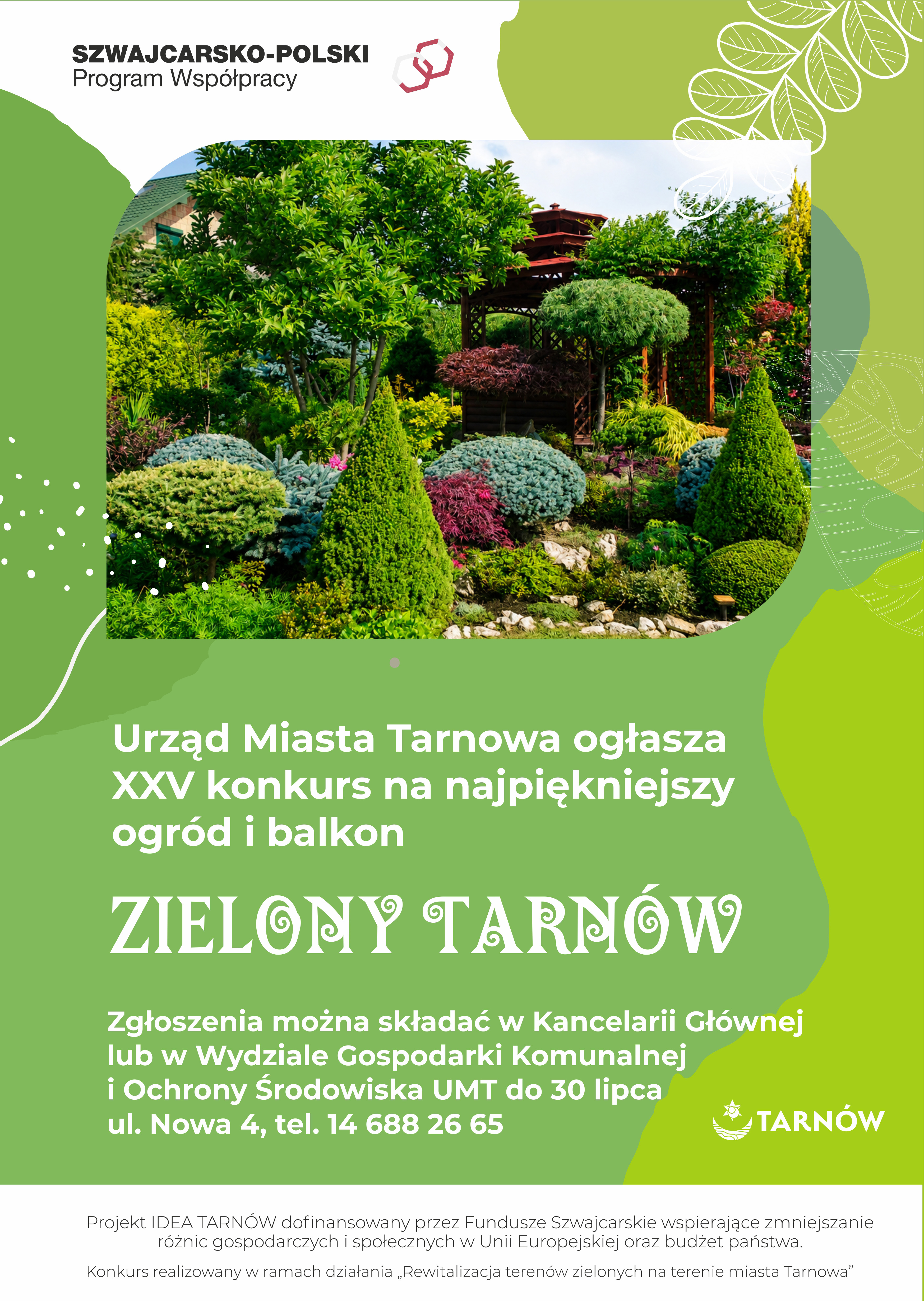 Zielony Tarnów - konkurs na piękne balkony i ogrody. Zgłoszenia do końca lipca