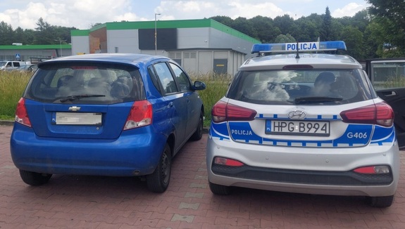 Złodzieje ze Śląska zatrzymani na parkingu w Oświęcimiu